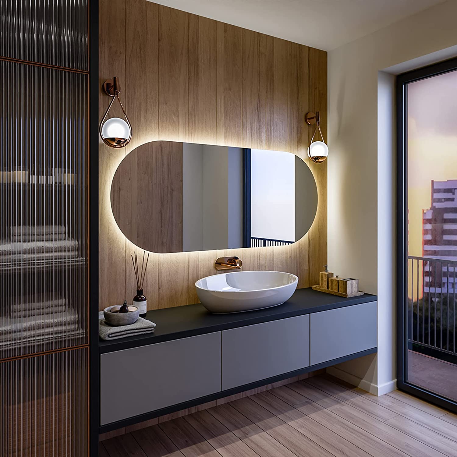 Miroirs Et Accessoires De Salle De Bain - Référence Pour Différence De Prix (produit Variable)